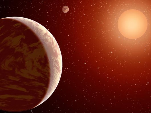 Bild von zwei Exoplaneten